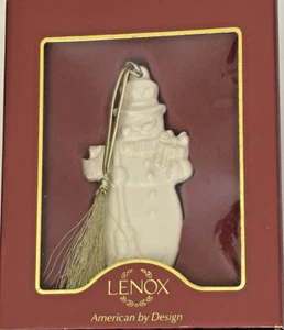 Lenox Snowman Christmas Ornament "American by Design" - Picture 1 of 6