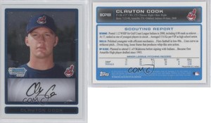 2009 Bowman Chrome Prospects Clayton Cook #BCP181