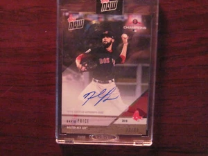 2018 Topps Now David Price  World Series Auto 32/99 - Picture 1 of 2