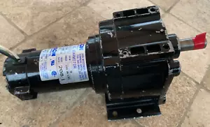 BISON 507-01-105 DC GEARMOTOR 90 VAC 1/20 HP 9 RPM 2.80 IN-LBS AMPS .55 - Picture 1 of 5