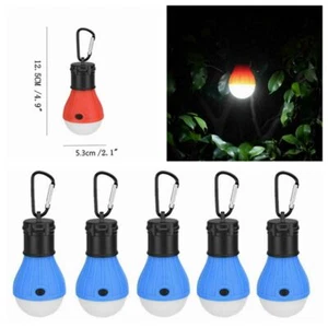 5Pcs Camping Lights LED Light Bulb Lamp Lantern Battery Operated Emergency Tent - Picture 1 of 11