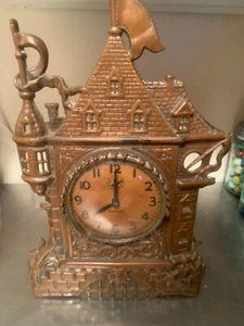 Antique Castle Style Clock - Ex - Picture 1 of 3