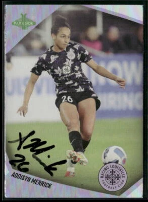 Signed 2022 Parkside NWSL #25 Addisyn Merrick IP Auto - Image 1 of 2
