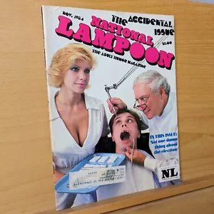 National Lampoon Magazine November 1984 The Accidental Issue TORN COVER - Foto 1 di 8