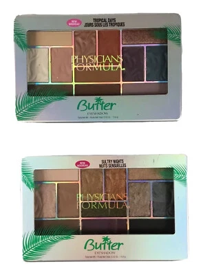 Physicians Formula Butter Eyeshadow Palettes 2 PACK Sultry Nights~Tropical Days - Image 1 of 4