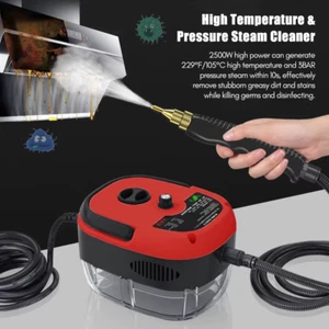 2500W High-Performance Handheld Steam Cleaner – Pressurized Portable Steamer wit - Picture 1 of 7