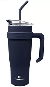 hydraflow tumbler Capra 40 oz Tumbler with Straw - Triple (Powder Navy) - Picture 1 of 6