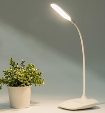 LED Schreibtischlampe Tischlampe dimmbar Leselampe Büroleuchte + USB DE-15