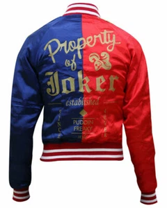 New Women Harley Quinn Suicide Squad Halloween Cosplay Party Bomber Jacket 8-18 - Picture 1 of 7