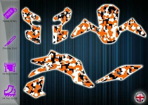 HONDA MSX 125 STICKERS - MSX GRAPHICS KIT - MSX DECALS - GROM GRAPHICS KIT - Picture 1 of 2