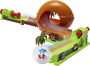 Juego de pista de pinball Green Hill Zone de 9 piezas bucle parachoques automático esfera sónica juguete - Imagen 1 de 12