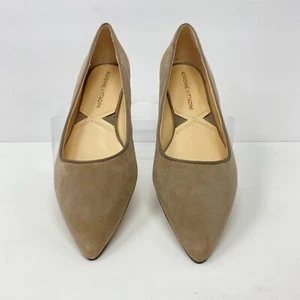 New Adrienne Vittadini Women’s Size 6.5M Suede Beige Flats Shoes Ballet - Picture 1 of 6