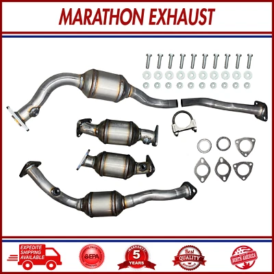 Full Catalytic Converter Set for 2001-2004 Nissan Xterra/Frontier 3.3L In Stock - Image 1 of 4