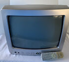 Toshiba 13" CRT TV With Remote Gaming Color Television 13A25 Works