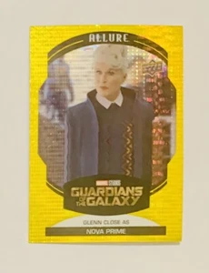 2022 Upper Deck Marvel Allure GLEN CLOSE as Nova Prime YELLOW TAXI #35 Guardians - Picture 1 of 2