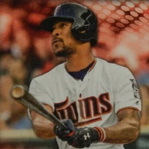 BYRON BUXTON MINNESOTA TWINS 2017 TOPPS PEGATINA DE BÉISBOL TARJETA COLECCIONABLE (A) - Imagen 1 de 3