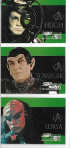 Star Trek TNG Temporada 7 - Juego de persecución de personajes de 3 cartas EX Skybox 1999 - Imagen 1 de 1