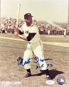 Monte Irvin Signed and Inscribed 8x10 New York Giants JSA Hologram & COA - Picture 1 of 2
