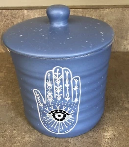 Stay Wild Moon Kind Blau Keramik Glas Kanister mit Deckel Neu - Bild 1 von 4