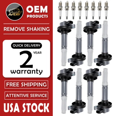 ✅Energy 8 Ignition Coil + Spark Plug For 5.0L 2011-2016 Ford F-150 Mustang UF622 - Image 1 of 4