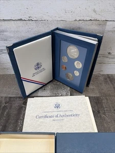 1987-S Proof PRESTIGE SET 6 Coin w/Box and Cert! - Picture 1 of 3