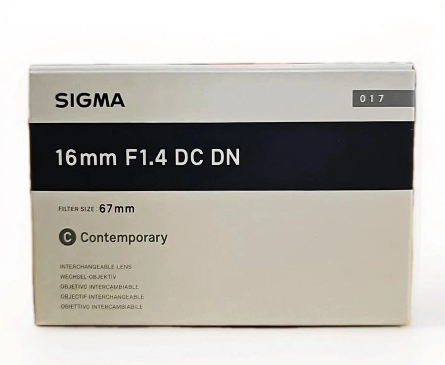 Sigma 16mm f/1.4 DC DN Contemporary Lens for Sony E - Image 1 of 1
