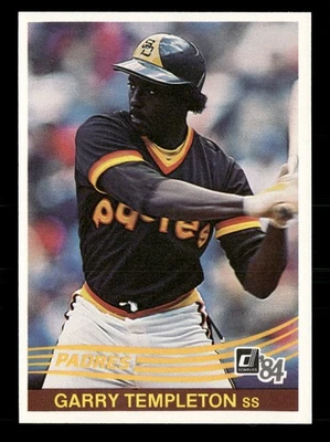 1984 Donruss #185 Garry Templeton San Diego Padres - Image 1 of 2