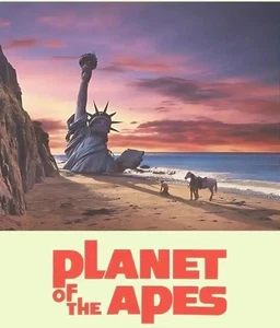 Planet of the Apes Reusable Black Canvas Shopping Tote Bag - Free Post - Picture 1 of 5
