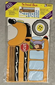 VTG  1987 New In Package Trend School Bus Bulletin Board Set  (T-1815) - Picture 1 of 4