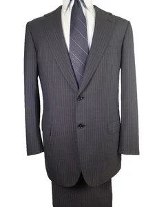 Brioni Suit 52R/42R W34 Super150 Great Condition Nomentano - Picture 1 of 14