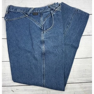 Jeans donna Wrangler SilverLake anni 90 11/12x36 vestibilità pantaloni western 30x27 schiena nuda - Foto 1 di 11