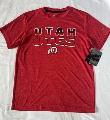 NWT University Of Utah Utes Shirt Youth L Colsseum Brand /Red - Image 1 of 4