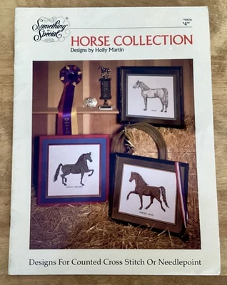 1988 Counted Cross Stitch Something Special Horse Collection, Holly Martin - Image 1 of 4