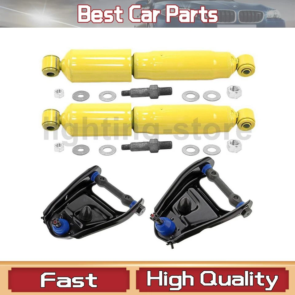 Amortiguadores delanteros brazos de control superiores 4 piezas para camioneta Chevrolet C20 1971 camioneta C30 Foto 1 de 4