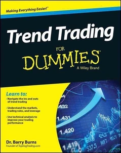 Trend Trading For Dummies by Barry Burns (English) Paperback Book - Foto 1 di 1