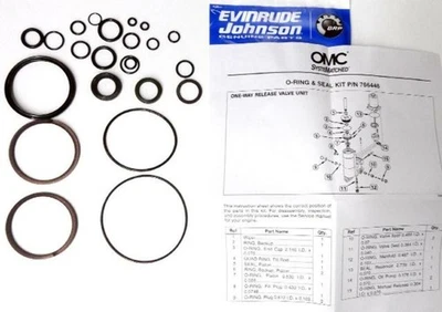 Johnson Evinrude 25-25-40-48-50 Seal O-Ring Power Trim Tilt 435567 433816 766446 - Image 1 of 4