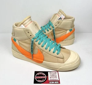 Taglia 11 - Nike Off-White x Blazer Mid All Hallows Eve🎃 INDOSSATE UNA VOLTA! - Foto 1 di 8