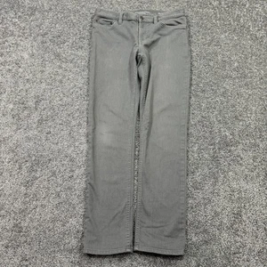 Banana Republic Jeans Mens 30x30 Gray Traveler Slim Fit Preppy City Casual Work - Picture 1 of 9