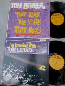 TOM LEHRER 2 LP lot: An Evening Wasted With &That Was The Year That Was VG+/NM - Foto 1 di 2