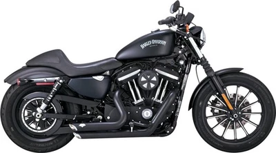 Vance & Hines Black Shortshots Staggered Exhaust System (47329) - Image 1 of 4