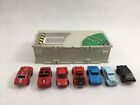 Vintage Micro Machines Box Set 7 Cars Galoob Carrying Case Road & Pool 1987
