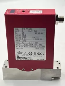 Controlador de flujo másico HORIBASTEC SEC-Z714MGX N2 MR. MG-04 1 SLM usado - Imagen 1 de 21