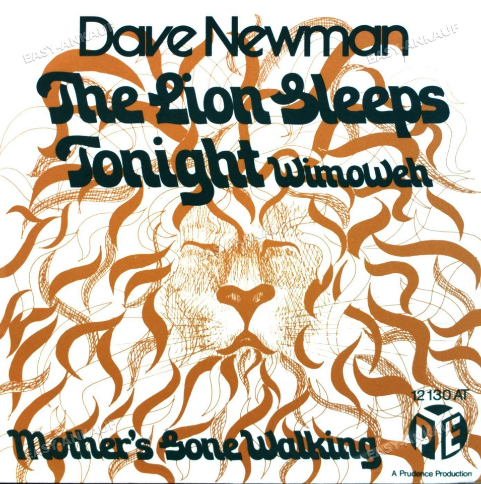 Dave Newman - The Lion Sleeps Tonight (Wimoweh) 7in (VG/VG) . - Image 1 of 1