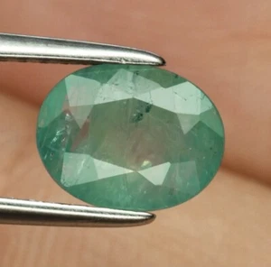 Rare! GRANDIDIERITE 1.20 ct Green Oval 7.7x6x3.9 mm Natural Untreated Madagascar - Picture 1 of 24
