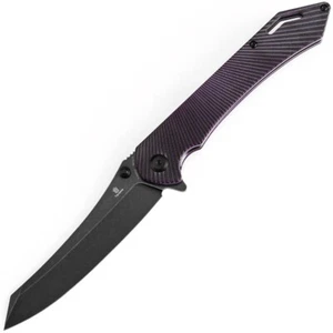 Tenable Knives Colibri Tech Linerlock Black & Purple G10 Folding Knife T1060A3 - Picture 1 of 1