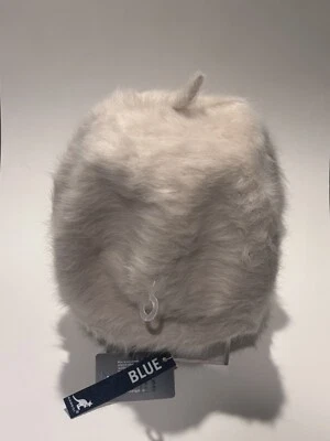 Kangol Cream Furgora 11” Beret Winter Hat One Size Furry Angora Unisex NWT - Image 1 of 4