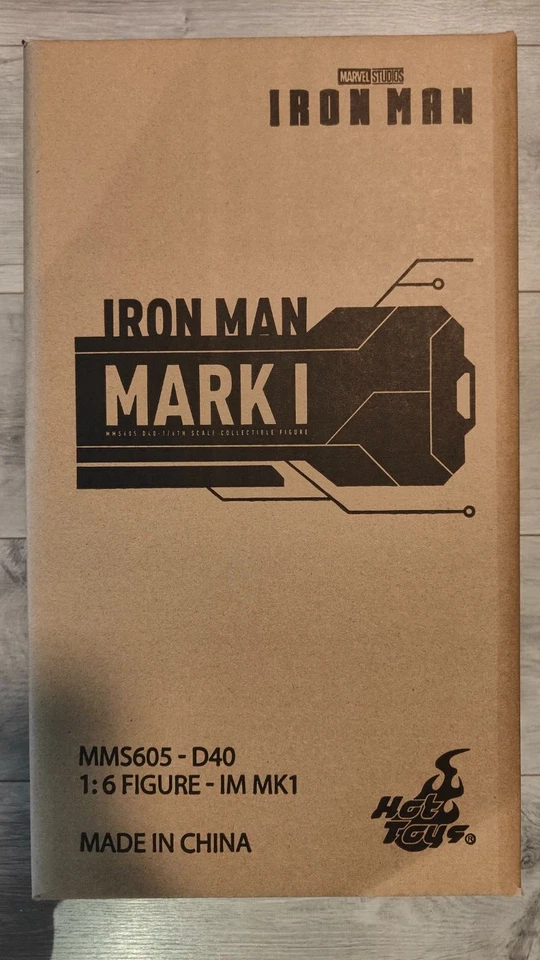Iron Man Mark 1 MMS605-D40 Hot Toys - 1/6 Diecast Action Figure - Imagen 1 de 1