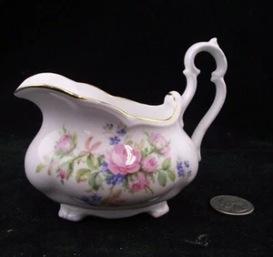 ROYAL ALBERT MOSS ROSE CREAMER DECO STYLE  - Picture 1 of 5