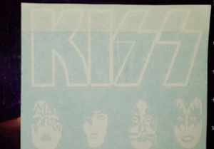 The Band Kiss Decal with Face Images - Picture 1 of 4