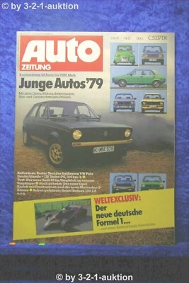 Auto Giornale 23/78 VW POLO TURBO DATSUN 280 ZX AUDI 80 Nuovo OPEL KADETT - Immagine 1 di 2
